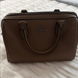 Coach Tan Leather Satchel
